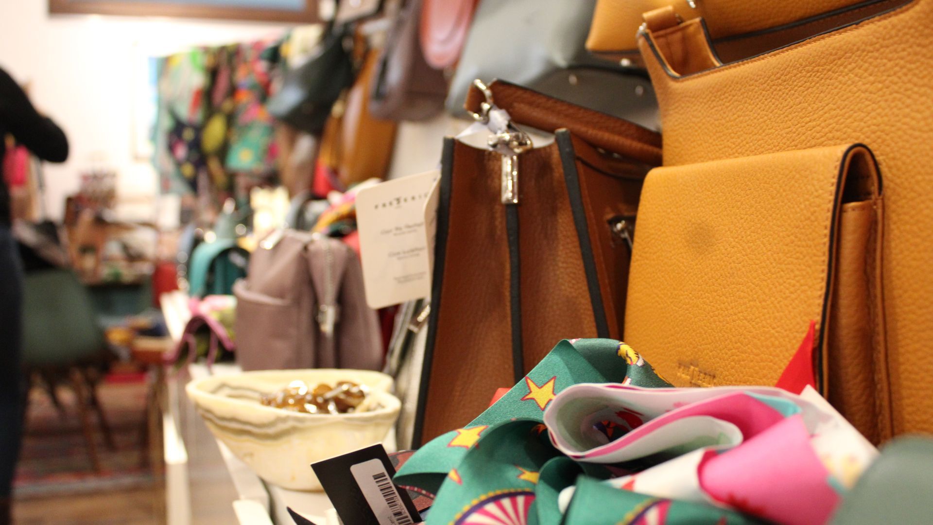 Picayune Cellars, close up of purses